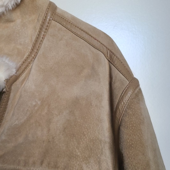 Shebang Suede Leather Jacket - Picture 9 of 14